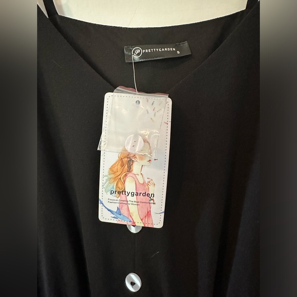 Prettygarden ruffle spaghetti strap maxi NWT - Picture 6 of 9